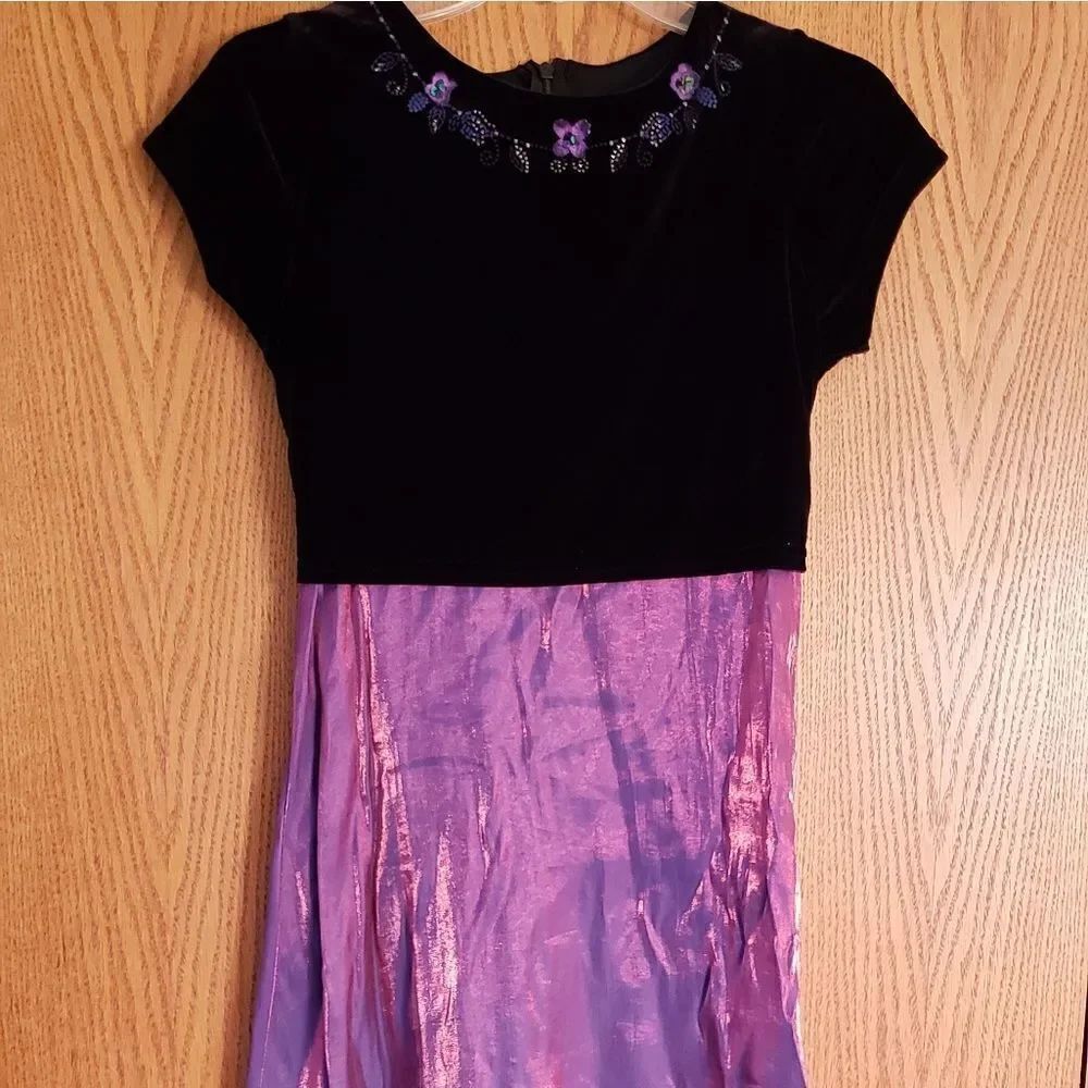 Lovely Brooke Lindsay Girls Purple Dress Sz 14